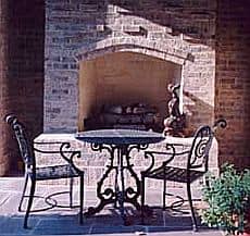 Custom Outdoor Fireplace