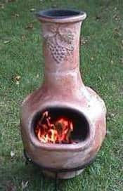 Clay Chiminea